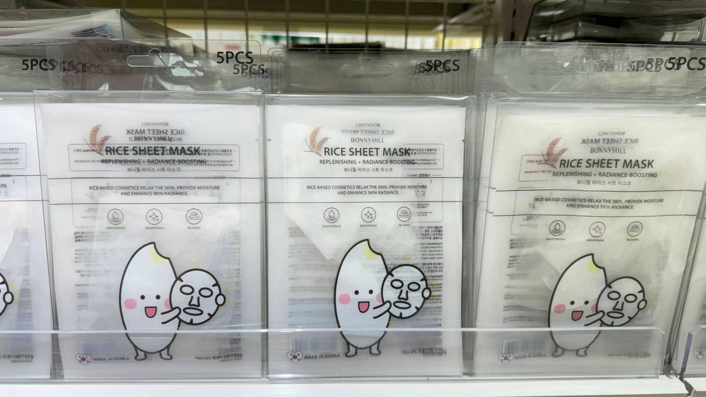 Bonnyhill Rice Niacinamide Sheet Mask