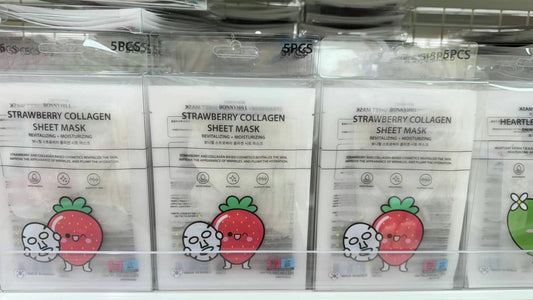 Bonnyhill Strawberry Collagen Sheet Mask