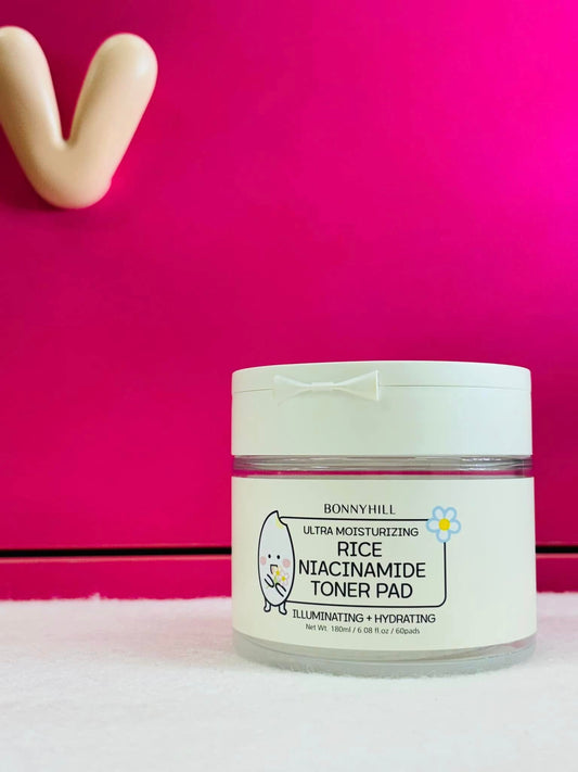 Bonnyhill Rice Niacinamide Facial Toner Pads
