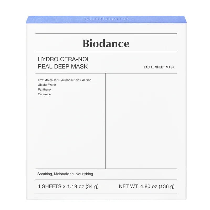 Biodance Hydro Cera-Nol Mask pack (4pcs)